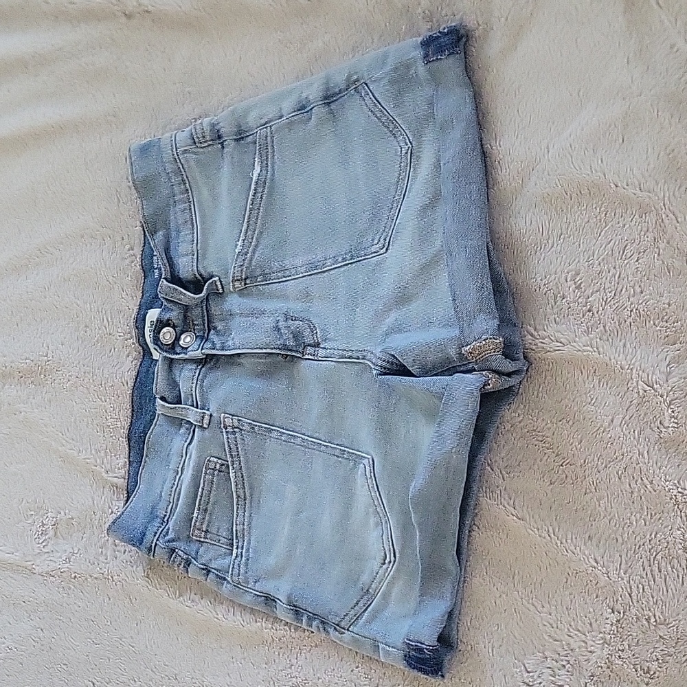 High Rise Jean Shorts